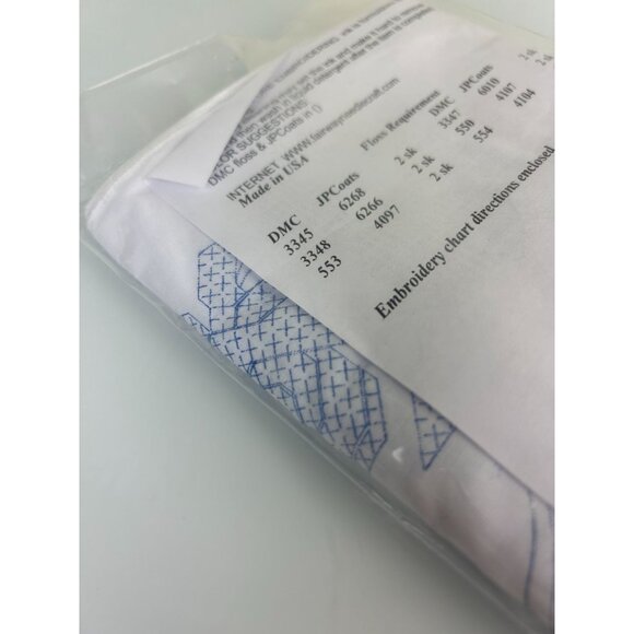 NEW Fairway Needlecraft #83245 ROSE VINE Embroidery Cross Stitch Pillowcase Kit - Picture 10 of 10